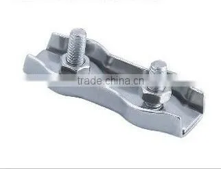 Manufacturer AISI304/316 Stainless Steel Steel Electric Galvanized Simple Duplex Wire Rope Clips 2mm-10mm photo-2