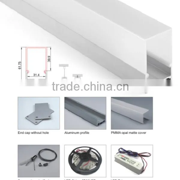 Best Sales New Design Aluminum Led Profile for Pendant Light photo-2