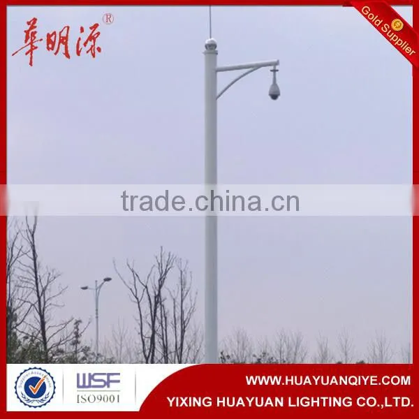 Outdoor Steel Camera Mounting Pole