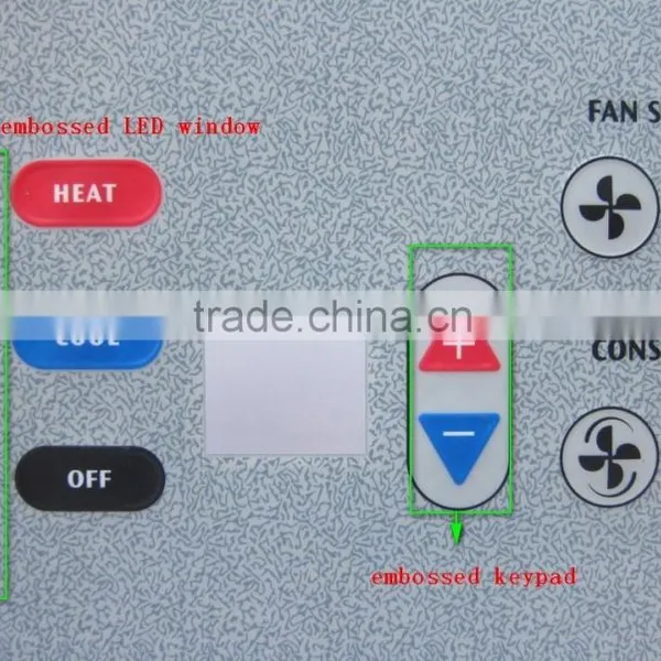 Embossed Membrane Keyboard With LED Embedded photo-2