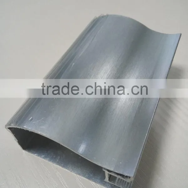 Brush Anodized Silver Finish Extruded Aluminum Profile photo-4