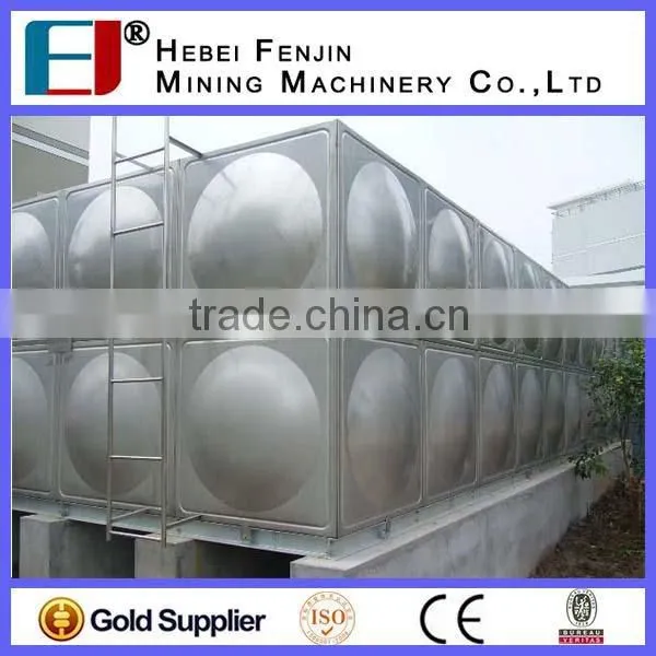 Stainless Steel Grade 304/316 Sectional Panel Firefighting Water Tank photo-4