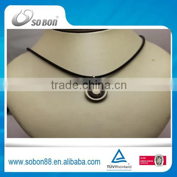 2014 Latest Model Fashion Titanium Necklace With Pendent photo-2