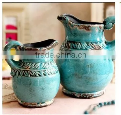 Antique Retro Chinese Antique Porcelain/blue Flower Vase Supplier's Choice photo-3