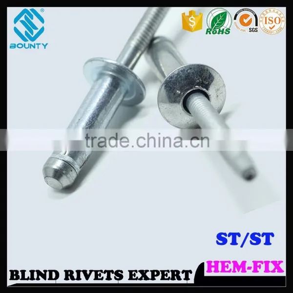 HIGH QUALITY HOT SELLING FACTORY ANTI VIBRATION HEM-LOCK BLIND RIVETS FOR WAREHOUSE RACKING photo-2