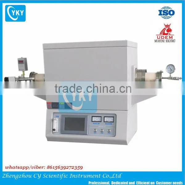 Laboratory 1600 C PID Automatic Control High Temperature Heating Tubular Furnace photo-4
