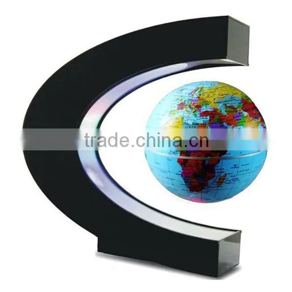 Customized Top Floating Levitating Rotating World Globe for Advertising