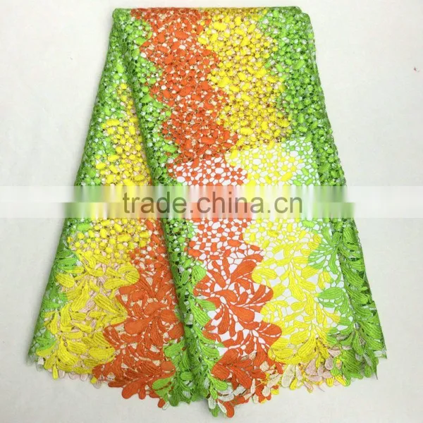 Hot Selling African Embroidery Lace Cord Lace Fabric Supplier Indian Fabric Wholesale Quality Choice photo-2