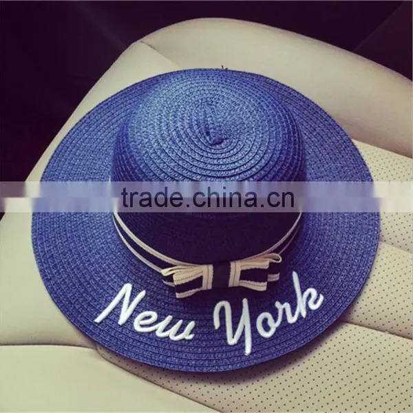 Vintage Fashion Chic Womens Ladies Summer Beach Sun Hat Straw Cap photo-5