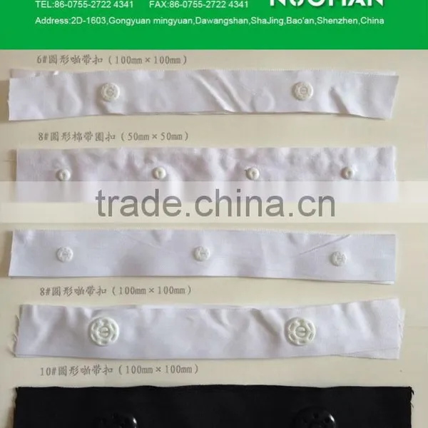 18x25x25mm Garment Accessories Plastic Snap Tape photo-2