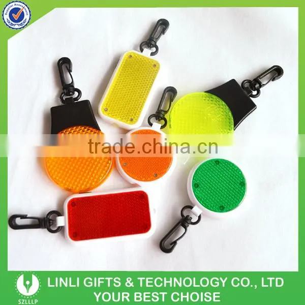 Customized Logo Keychain Reflector Flashing In The Dark photo-3