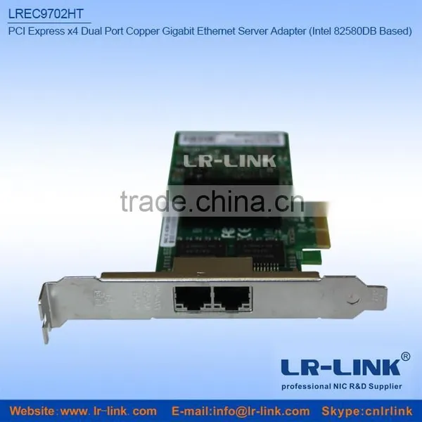 LREC9702HT PCI Express x4 Gigabit 2*RJ45 Port Ethernet Card photo-3
