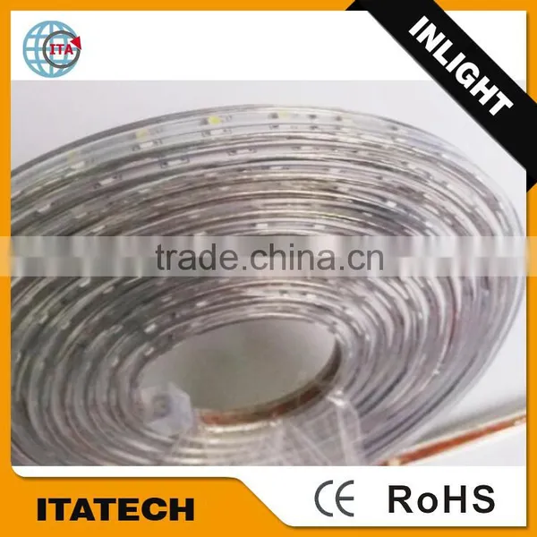 Waterproof 4.4W/M AC220V SMD3528 IP67 60LED/M 360LM/M Flexible Led Strip Light photo-2