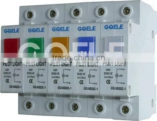DIN-rail type Indicator light(signal lamp, pilot lamp)