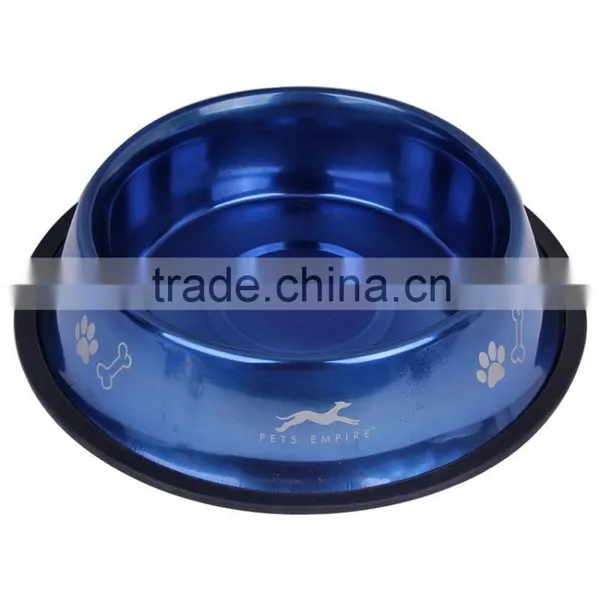 Non Skid Pet Bowl Colored and Printed photo-2