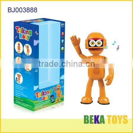 2015 New Hot B/o Robot Toy/funny Plastic Walking Talking Robot