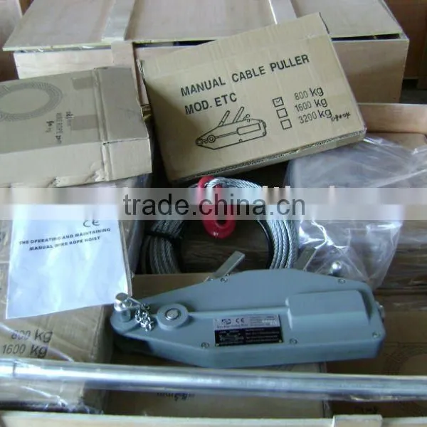 Best Quality Wire Rope Pulling Hoist 1.6t 3.2t Wire Rope Manual Hoist photo-3