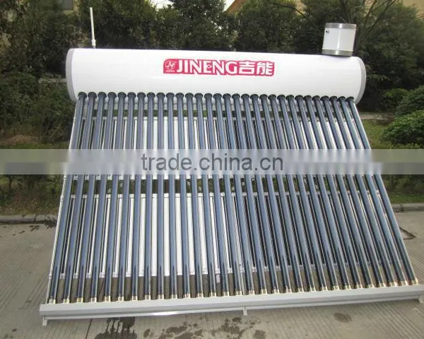 20 Tubes Acero Inoxidable Compact Non-Pressurized Solar Geyser With Water Automatically Small Tank photo-3