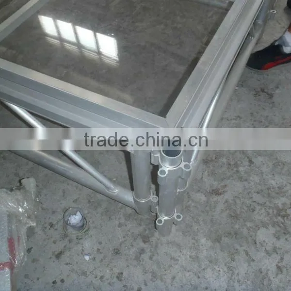 RP Indoor Hall Glass Stage Wedding Decor photo-5