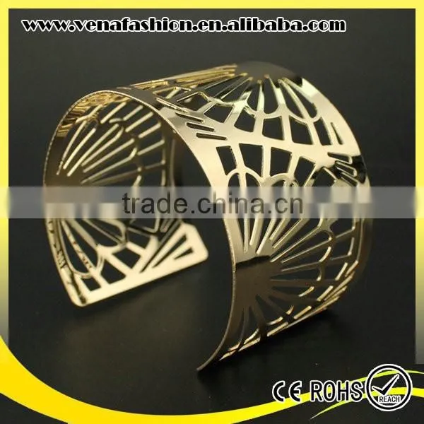 Custom Plain Metal Cuff Bracelet, Blank Cuff Bracelets Wholesale photo-5