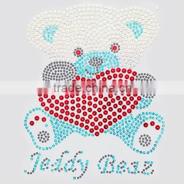 Factory Direct Applique Transfer Paper Rhinestone Applique Transfer Heat Transfer Appliques