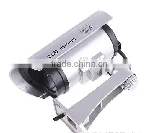 Surveillance Security Dummy Camera Fake Simulation Waterproof LED Flashing Outdoor Bullet CCTV