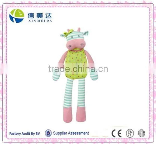 Soft Organic Farm Buddies Cow Plush Toy