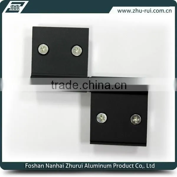 Anodized Silver Aluminum Glass Door Window Furniture Hinges/die Casting Aluminum Furniture Hinges photo-3