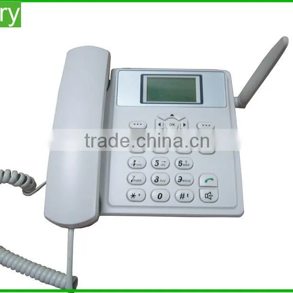 OEM ODM 3G Cordless Telephone GSM UMTS WCDMA 2100/ 900 or 850 /2100Mhz Sim Card Fixed Wireless Desktop Phone