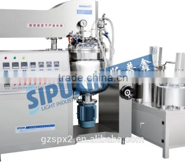 Vacuum Homogenizing Emulsifier Mixer for Making Cream Ointment Frost photo-2