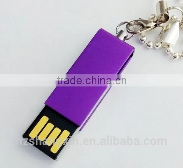 Metal Spinning Flash Drive, Rotating Clip u Disk photo-2