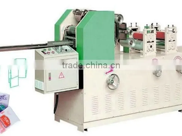 Napkin folder machine
