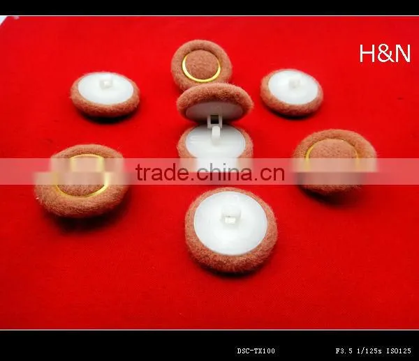 Custom Hand Sewing Fabric Covered Button for Garment photo-4