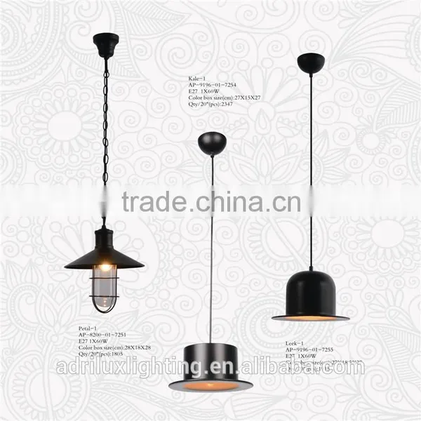 E27 Classic Iron Chain Drop Chandelier Vintage Lighting Fixure photo-2