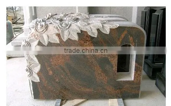 Headstone Flower Engraving