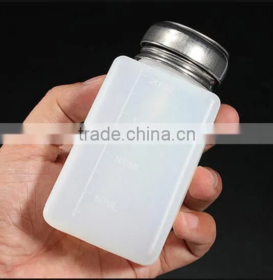 200ml Empty Nail Polish Remover Bottle / Liquid Press Pump Dispenser Bottle / Empty Nail Polish Bottles photo-6