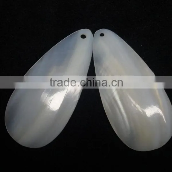 Exclusive Rare Arrival Mother of Pearl Gemstone Cabochon for Earring and Pendant Pear Shape photo-3