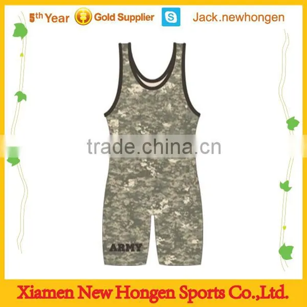 Cheap Custom Printing Wrestling Singlet photo-2