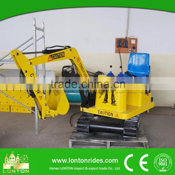 2016 Amusement Kids Machine Mini Excavator Prices Kids Excavator Rides for Sale photo-3