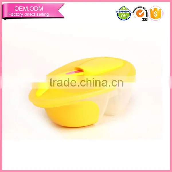BPA Free Plastic Bowl With Baby Feeding Spoon Manufacturer China photo-2