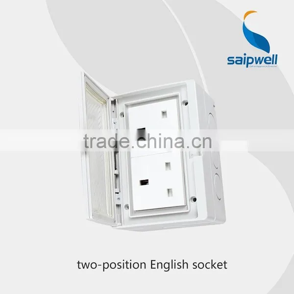 250V 13A Waterproof Switch And Outlet Waterproof Light Dimmer Switcher(SP-2S) photo-5