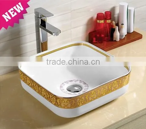 Supplier by China Classic Flower Round Color Cabinet Wash Hand Basin photo-2