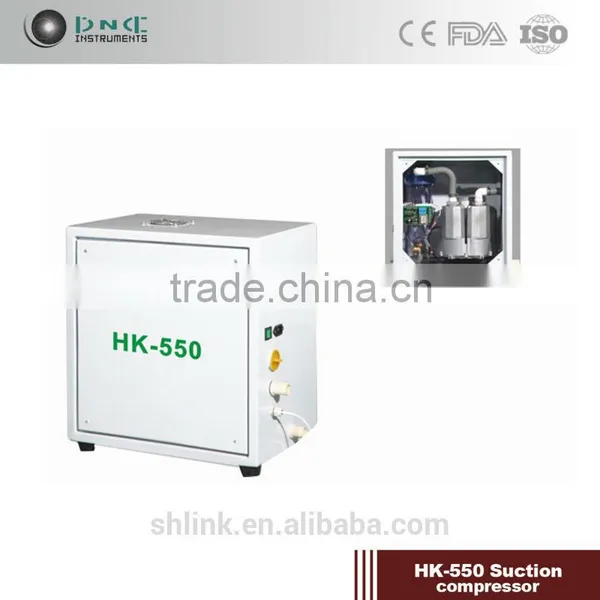 Dental suction system /medical suction&compressor combine machine HK-550