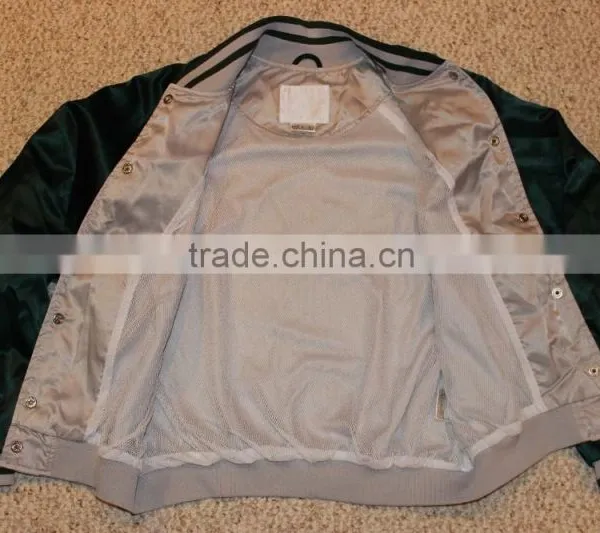 Polyester Women Varsity Jacket/Satin Varsity Jackets / Custom Satin Jackets photo-2