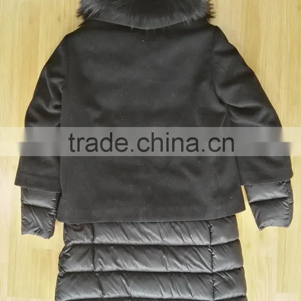 2017 New Style Wome Wool Long Down Parka photo-2