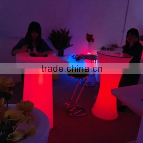 Color Change Cocktail Plastic Bar Table photo-2