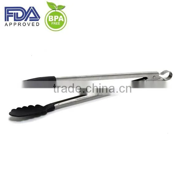 Wholesale 4 Different Size Silicone Kitchen Food Tongs photo-2