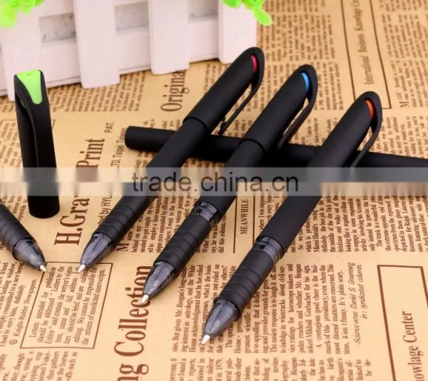 Factory Price Solid Color Promotional Plastic Logo Gel Ink Pen With Cap photo-4