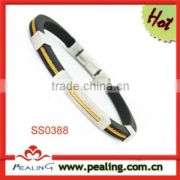 Popular Men Style Latest Style Silicone Wristband Bracelet