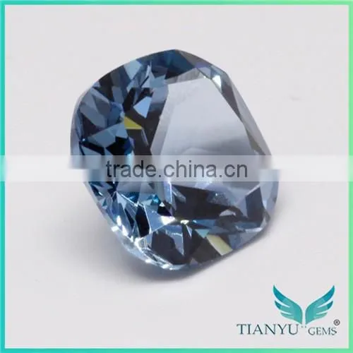 Wholesale Gem Processing Heat Resistant Aquamarine Blue Nano Spinel For Micro Pave Jewelry photo-3